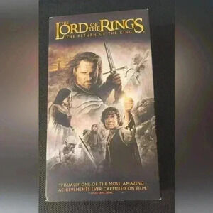 The Lord of the Rings  - The Return of the King 2004 Movie Cassette Tape VHS